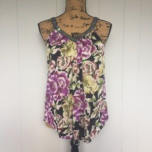Free People Floral Tank